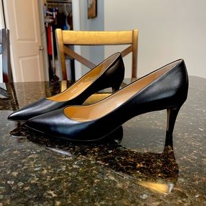 Bally Black Leather Pump / Heel Sz. 41.5 *NEW*